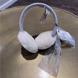 UGG Cream and Gray Earmuffs wired with Audio Feature